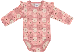 Ciraf vauvojen body nallet 250b244114 - pink bears aop - 1