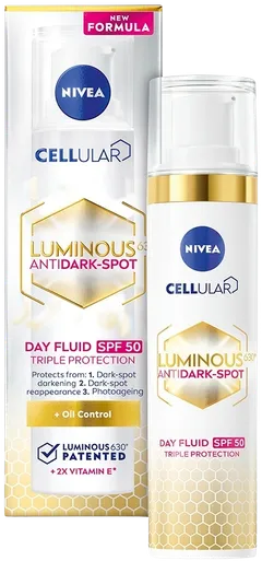 NIVEA 40ml Cellular Luminous630 Anti Dark-Spot Day Fluid sk 50 -päivävoide - 3
