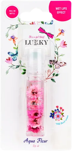 Lukky huuliöljy Aqua Fleur 7,5 ml, erilaisia - 2