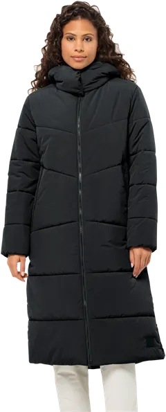 Jack Wolfskin naisten karolinger long coat 1207481 - phantom - 2