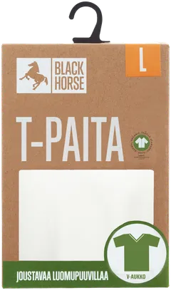 Black Horse miesten t-paita I52741 - WHITE - 2