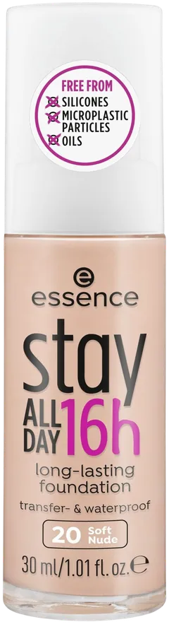 essence stay ALL DAY 16h long-lasting meikkivoide 30 ml - Soft Nude - 2