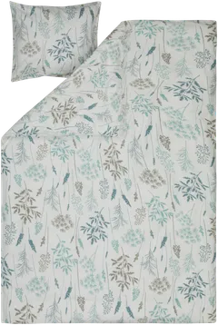 Xtra pussilakanasetti Flowerfield 150x210 cm, sininen - 1