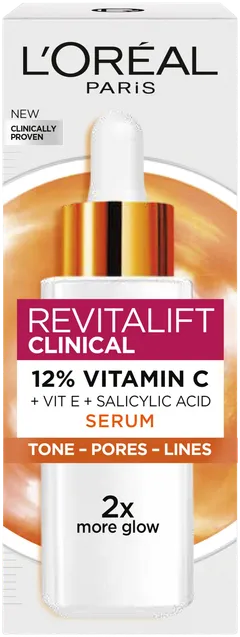 L'Oréal Paris Revitalift Clinical 12% Pure Vitamin C Serum seerumi normaalille iholle 30ml - 8