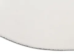 Narma velourmatto Wow pyöreä 133x133 cm valkoinen - 2