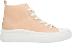 WKLY. naisten varrelliset canvastennarit Sharon - BEIGE - 1