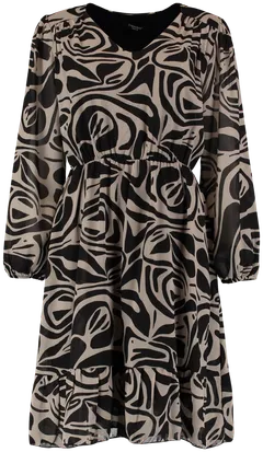 Zabaione naisten mekko Amy Bk-108-575 - BLACK - 1