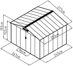 Fornorth pihavarasto, 7.06m2 - 9