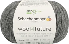 Schachenmayr neulelanka Wool4future 50g antrasiitin harmaa - 1