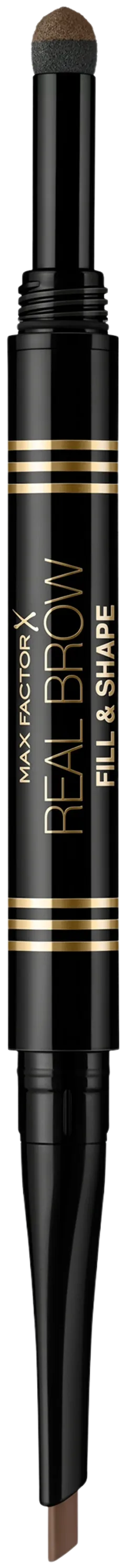 Max Factor Real Brow Fill & Shape 02 Soft Brown 1 g kulmakynä - 2