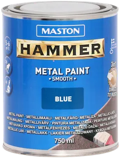 Maston metallimaali Hammer Sileä sininen 750 ml - 1