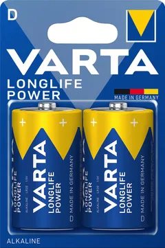 Varta Longlife Power 2xD LR20 alkaliparisto - 1