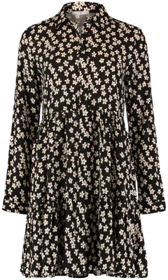 Hailys naisten mekko Larissa PO20020036-A - 6706 black flower - 1