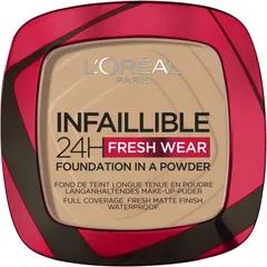 L'Oréal Paris Infaillible 24h Fresh Wear 140 Golden Beige meikkipuuteri 9 g - 1