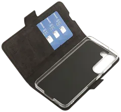 Wave Book Case, Samsung Galaxy S23 5G, Musta - 4