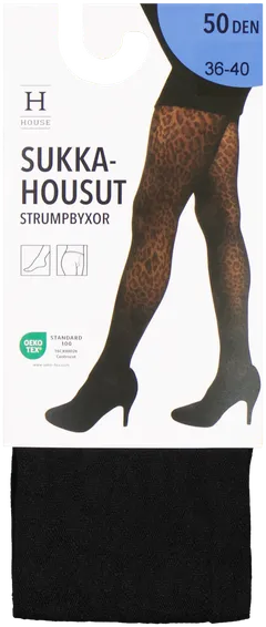 House naisten sukkahousut 50 denier 22AU23060 - BLACK - 1