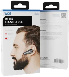 Wave BT115 Bluetooth handsfree, Musta - 6