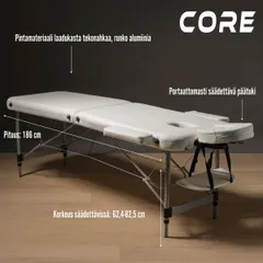 Core Hierontapöytä A200, Valkoinen - 7