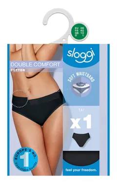 Sloggi Tai Double comfort naisten alushousut - MUSTA - 1