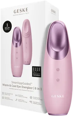 GESKE Warm & Cool Eye Energizer 6 in 1 Pink silmänympärysihon hoitolaite - 1