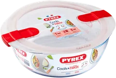 Pyrex Cook & Heat vuoka 1,1l kannella 18cm - 1