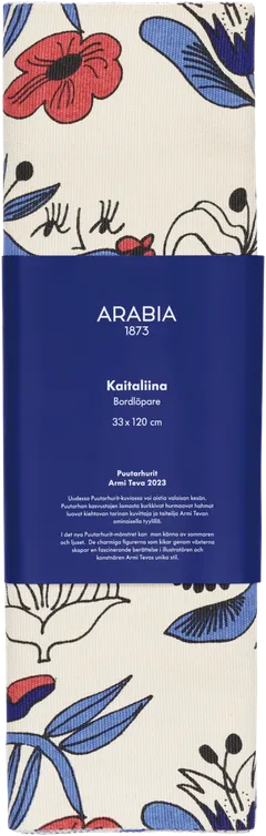 Arabia kaitaliina Puutarhurit 33 x 120 cm canvas - 1