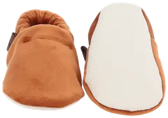 Yoyo Juniors lasten samettitossu Moccassins - Caramel - 3