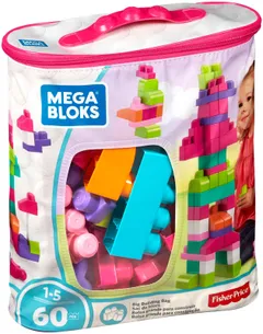 Mega Blocks puuhapalikat DCH54 pinkki 60kpl - 1