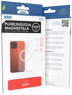 Wave MagSafe -yhteensopiva Puhelinsuoja, Apple iPhone 14, Kirkas - 2