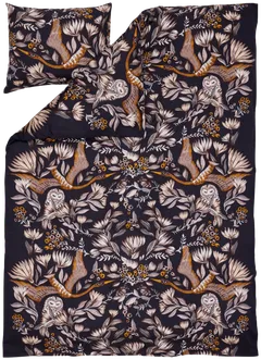 Vallila pussilakanasetti Lemmittyni Sateen 150x210cm black - 1