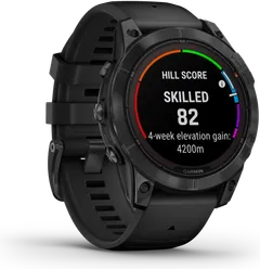 Garmin Fenix 7 Pro Solar urheilukello, musta - 1