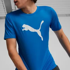 Puma miesten tekninen t-paita individualRISE Logo Tee - Electric Blue - 5