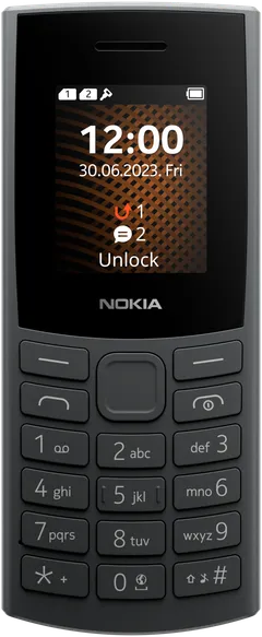 Nokia 105 4G peruspuhelin hiilenharmaa - 1