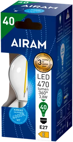 Airam LED Koriste 3,8W 470lm 4000K E27 kirkas - 2