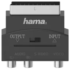 Hama Sovite, S-VHS naaras / 3 RCA naaras - Scart uros, 4-pin - 1
