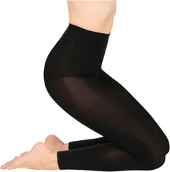 Norlyn naisten leggingsit Comfy Opaque 100 denier - BLACK - 3