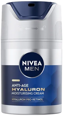 NIVEA MEN 50ml Anti-Age Hyaluron Face Moisturising Cream SPF15 -kasvovoide - 2