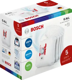 Bosch 5 vuoden lisätakuu ja pölypussipakkaus BBZ16WGALL - 1