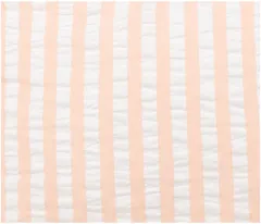 House pussilakanasetti Kreppi 150x210 cm, roosa/valkoinen - 3