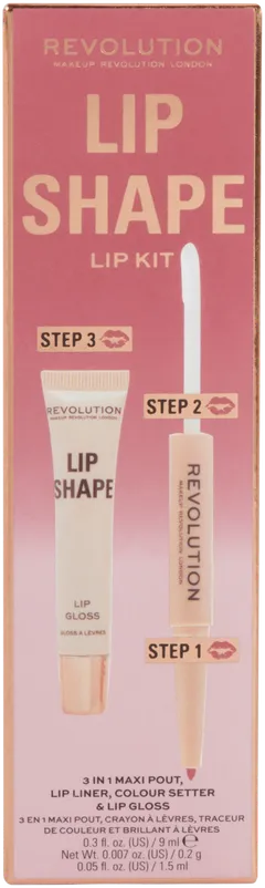 Revolution huultenmuotoilusetti Lip Lift Kit Rose Pink - 3