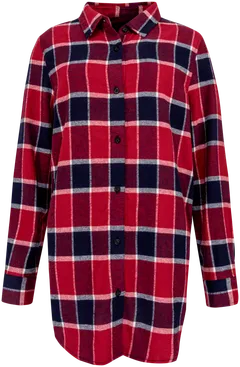 House naisten flanellipaita 228H402434 - red blue check - 1