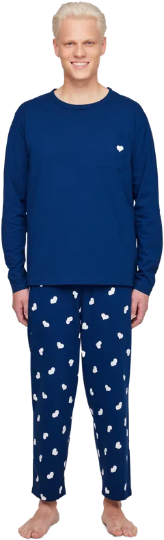 Finlayson Arkismi miesten pyjama Onni - Blue - 1
