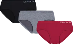 Danskin naisten hipster-alushousut 210D332446 3-pack - Multicolor - 1