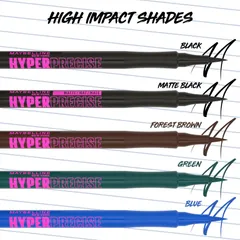 Maybelline New York Hyper Precise Liquid Liner 700 Black nestemäinen silmänrajauskynä 1ml - 9