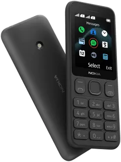 Nokia 125  peruspuhelin musta - 1