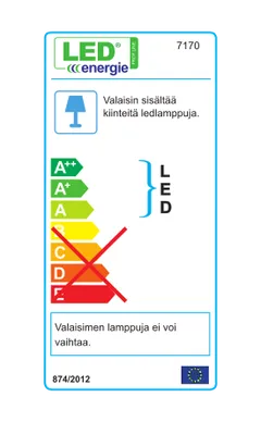 Led Energie lisälamppu saunavalosarjaan, hopea (teflon) - 3