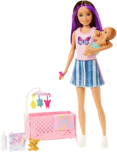 Barbie Skipper Sleepy Baby Playset Hjy33 - 1