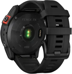 Garmin Fenix 7X Solar tummanharmaa/musta multisport GPS kello - 8
