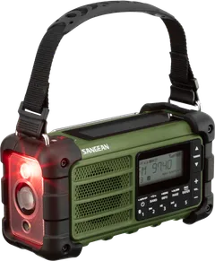 Sangean MMR-99 ladattava AM/FM-radio bluetooth yhteydellä, Forest-green - 4