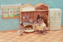 Sylvanian Families Maalaistalon keittiö jääkaapilla - 3